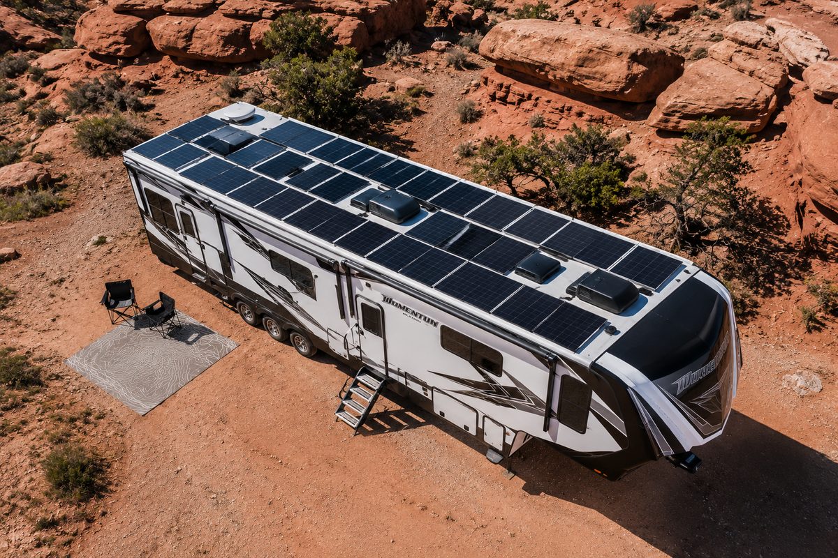 ECO-WORTHY 200W solar kit on RV